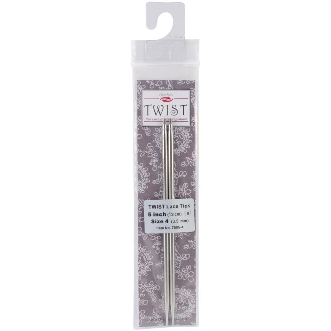 ChiaoGoo TWIST Red Lace Interchangeable Tips 5" - Sizes US 2.5 - 13
